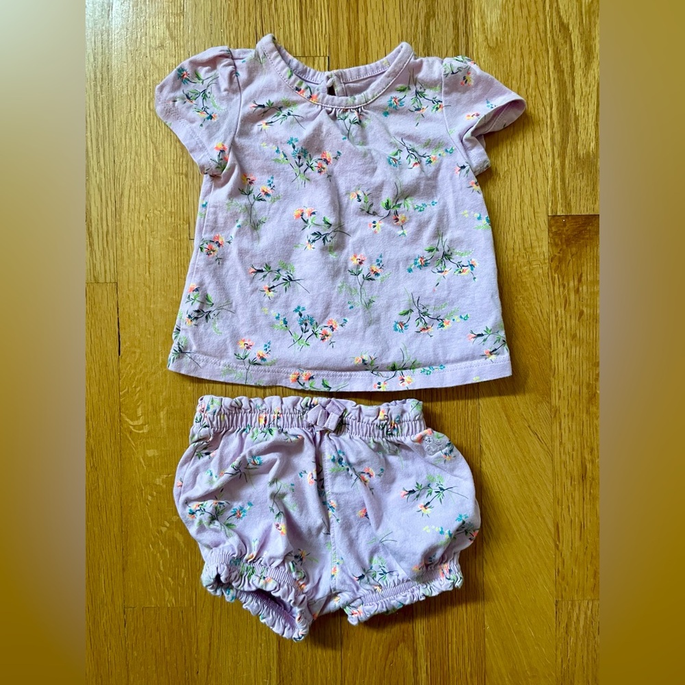 Baby Girl Tops and Bottoms Summer Bundle